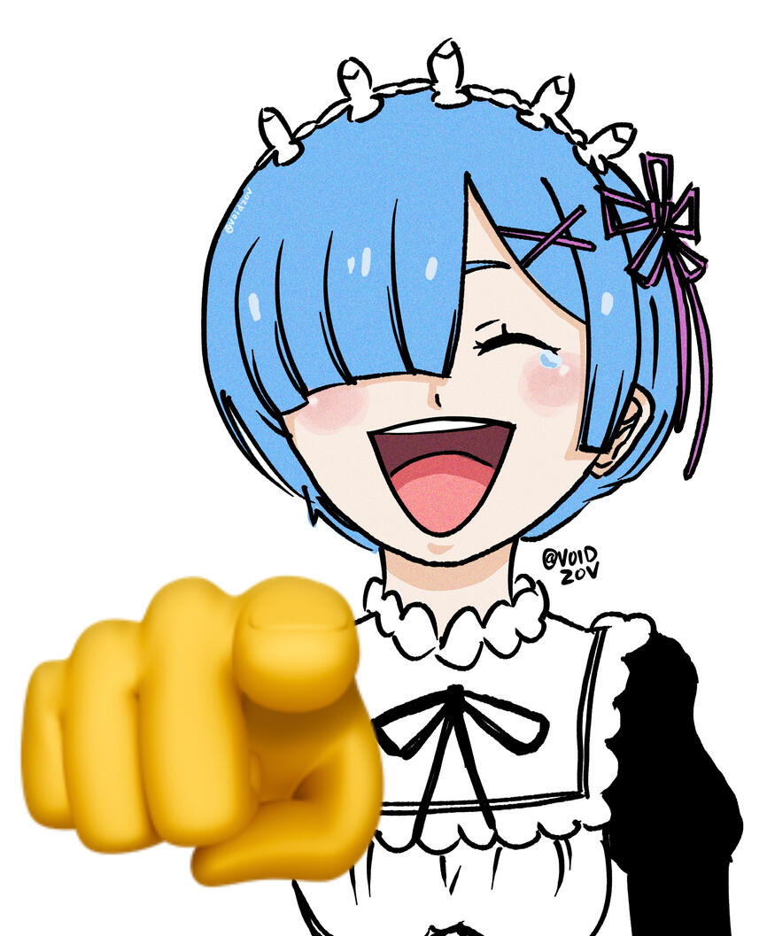 Rem laughing at you