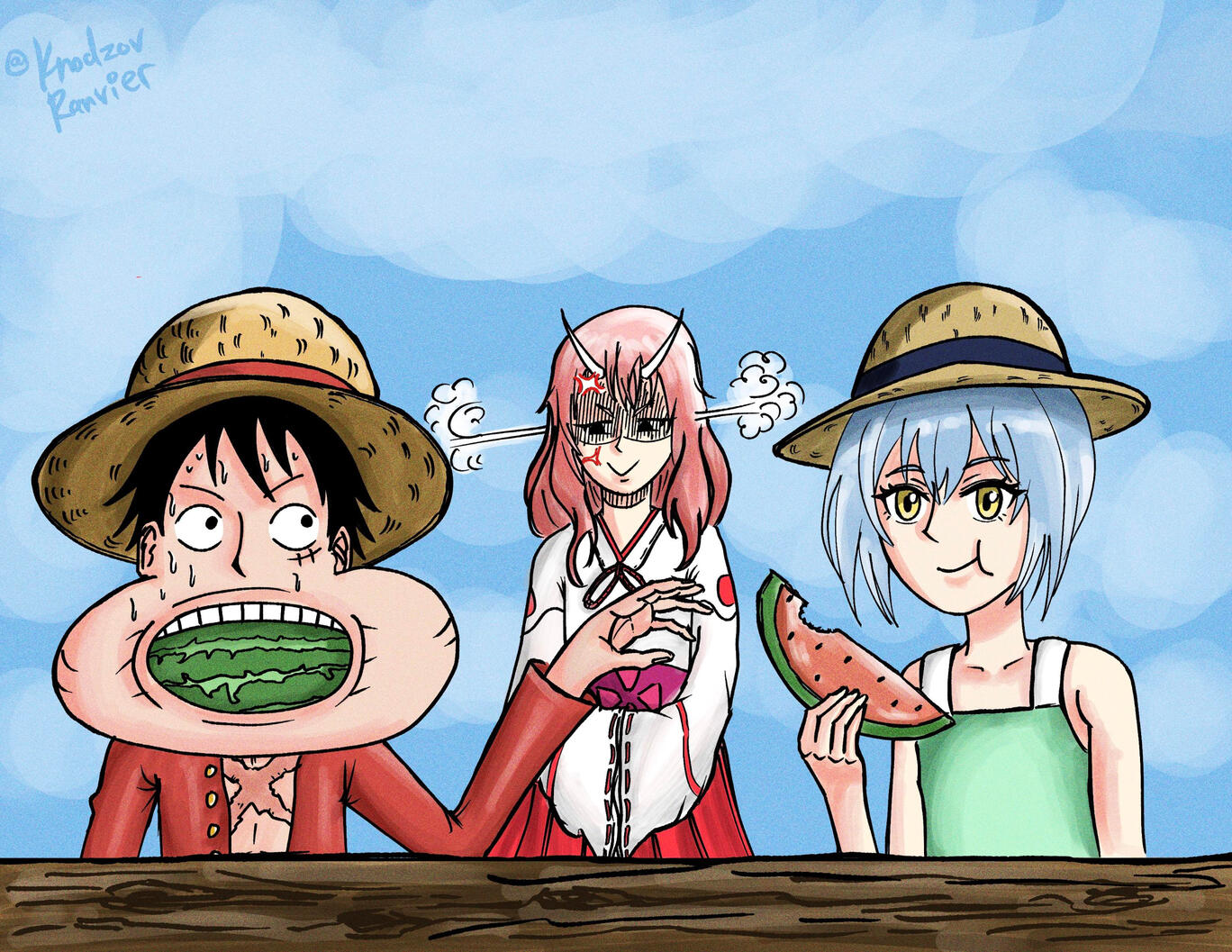 Luffy and Rimuru